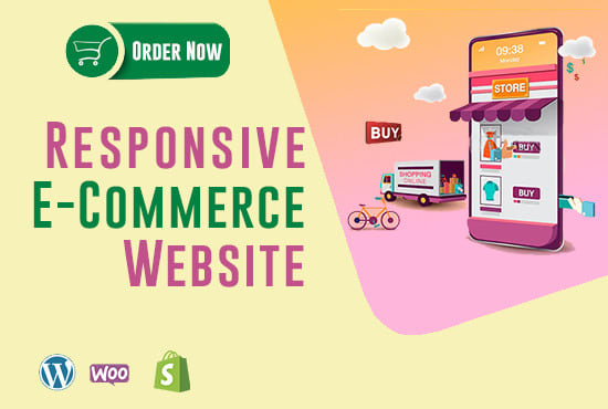 I will build a responsive ecommerce website using woocommerce in wordpress