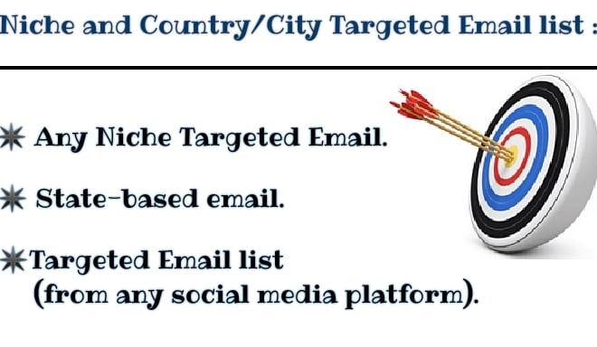 I will build a targeted email list in less than 24 hours