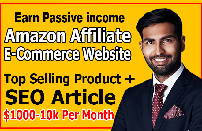 I will build ecommerce amazon affiliate website autopilot affiliate website