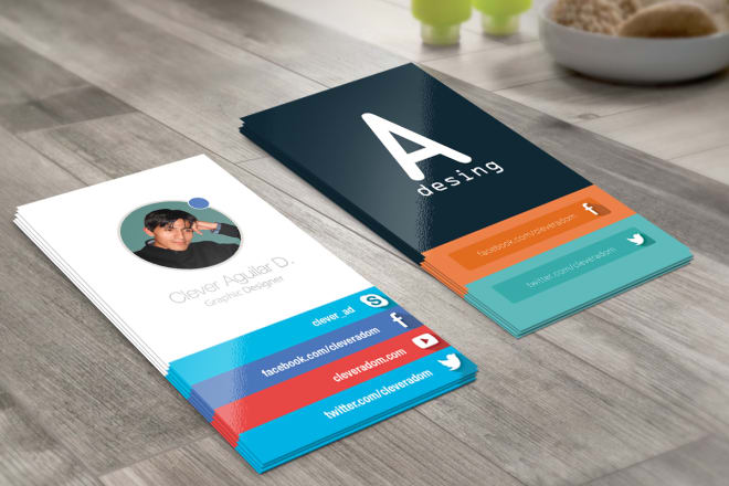 I will business card desing modern free psd