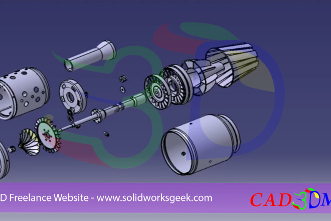 I will catia v5 jet engine 3d design