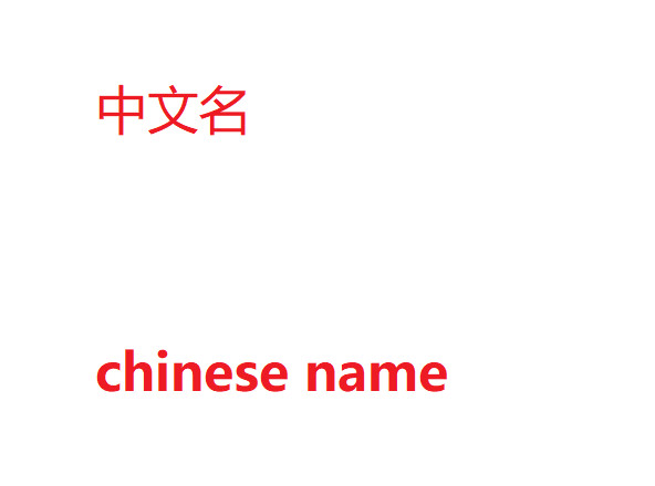 I will choose a chinese name for your company or person or video