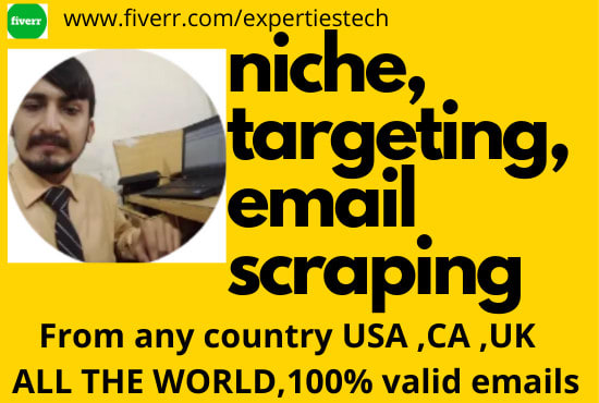 I will collect intact niche email address list data for email marketing cpa
