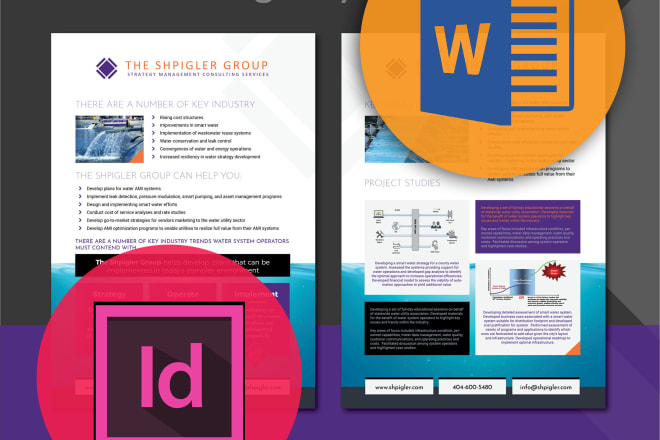 I will convert indesign to word or viceversa