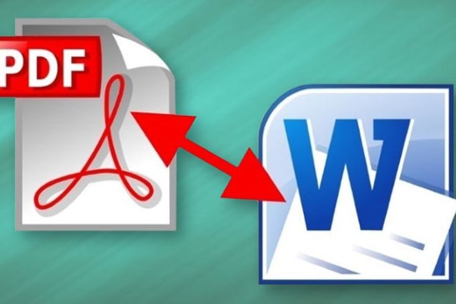 I will convert PDF to word document or google docs