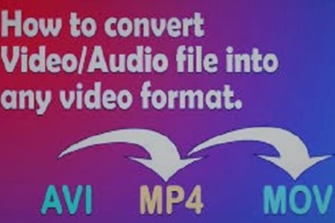 I will convert video to mp3,mp4,avi,3gp,flv etc