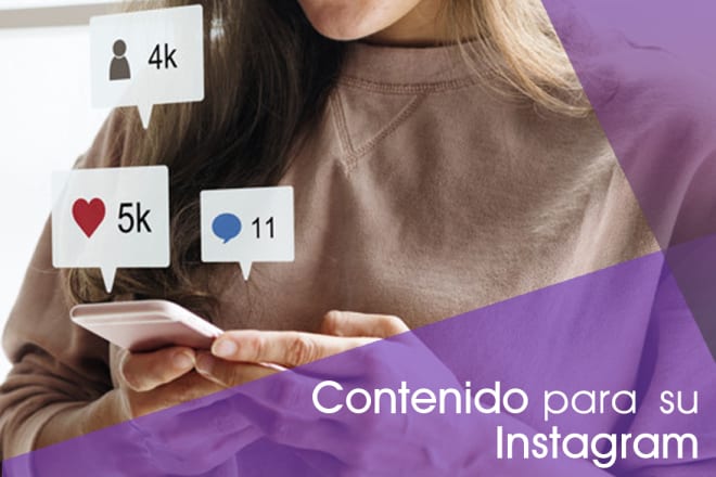 I will creare contenido para su instagram totalmente en español