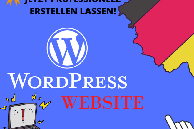 I will creat a professional wordpress website in german