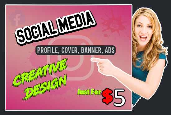 I will create a creative profile, cover, etc for social media