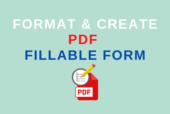 I will create a PDF fill up form