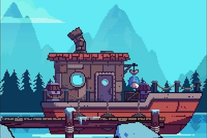 I will create a pixel art asset, character or environment