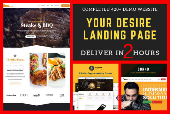 I will create a professional wordpress website, ecommerce, or blog site, landing page