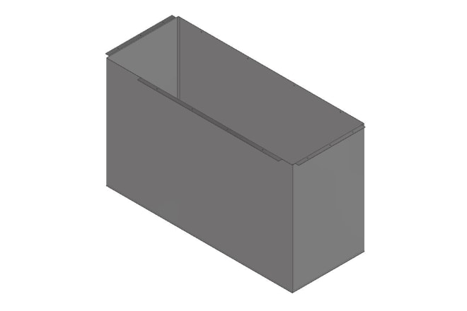 I will create a sheet metal 3d model with a flat pattern