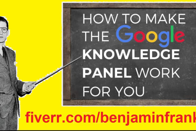 I will create a verified google knowledge panel, rank