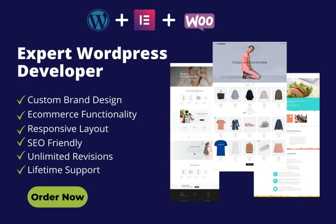 I will create a wordpress ecommerce website and multivendor marketplace