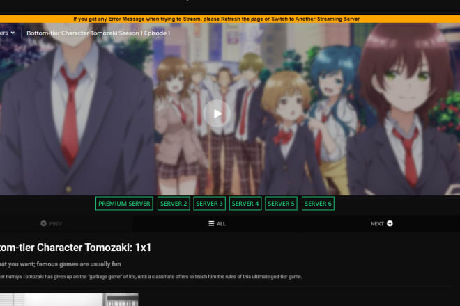 I will create an anime site auto add stream links and no ads