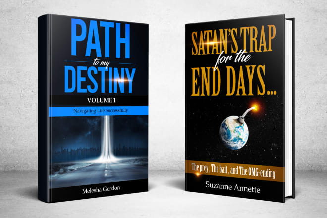 I will create an elegant book cover design in just 8 hours