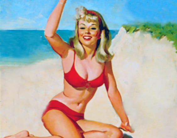 I will create an unique pin up girl illustration