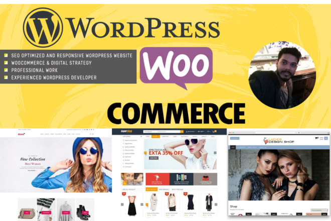 I will create and customize wordpress ecommerce website using ocean wp, elementor pro