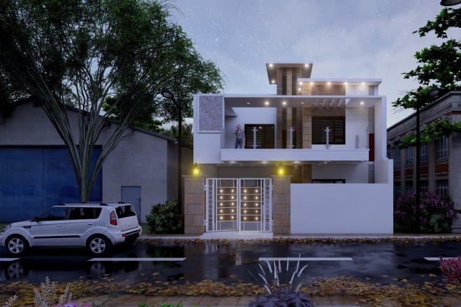 I will create architectural 3d models, 3d rendering, animation