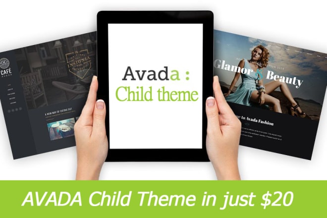 I will create avada child theme