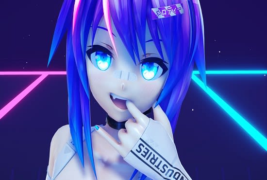 I will create awesome 3d anime avatar for games or streaming