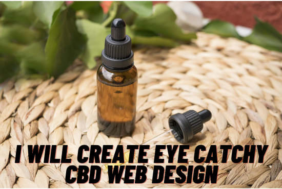 I will create cbd web design online store