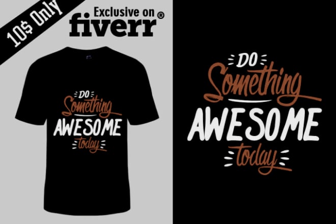 I will create cool and attractive t shirt designs for you