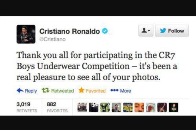I will create cristiano ronaldo tweet for you just in 2 hours