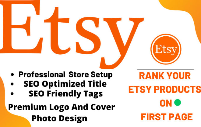 I will create, design, and set up your etsy shop with SEO