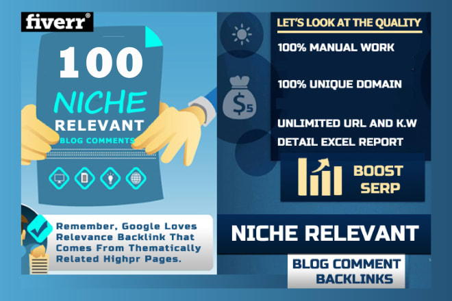 I will create drip feed, high quality niche backlinks blog comments