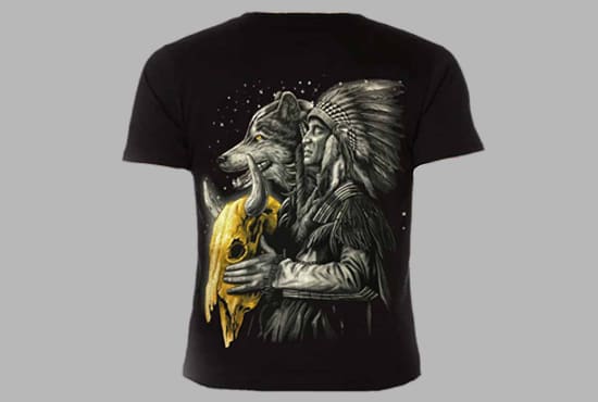 I will create epic colorful t shirts at low cost