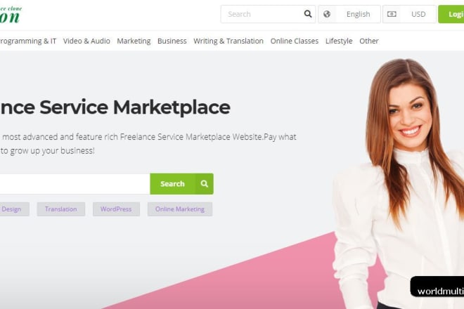 I will create freelancing marketplace website like fiverr