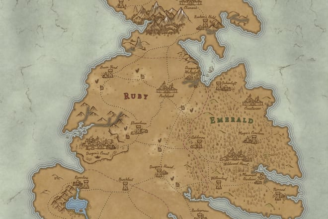 I will create HQ fantasy maps for your rpg