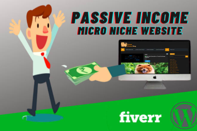 I will create micro niche website for passive income