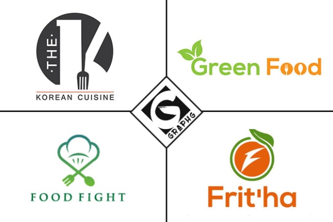 I will create modern restaurant food truck logo or restaurant menu