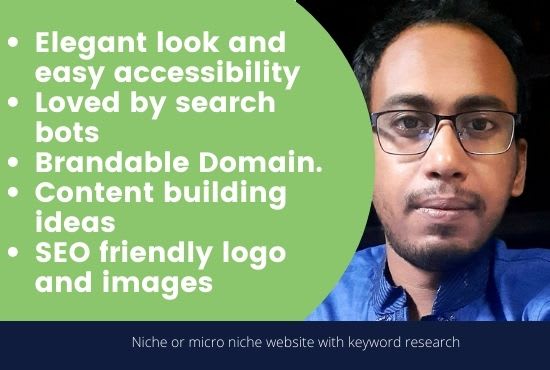 I will create niche micro niche website with keyword research