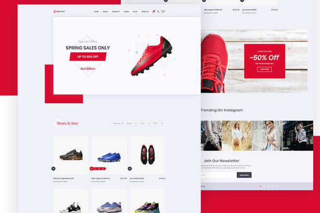 I will create online ecommerce store in wordpress,wix,shopify