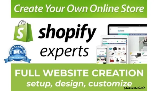 I will create shopify store or shopify dropshipping store, website