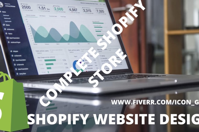I will create shopify website design or shopify dropshipping store design