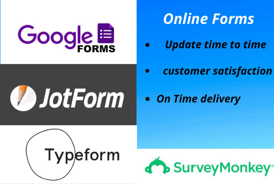 I will create smart and responsive jotform and typeform for you