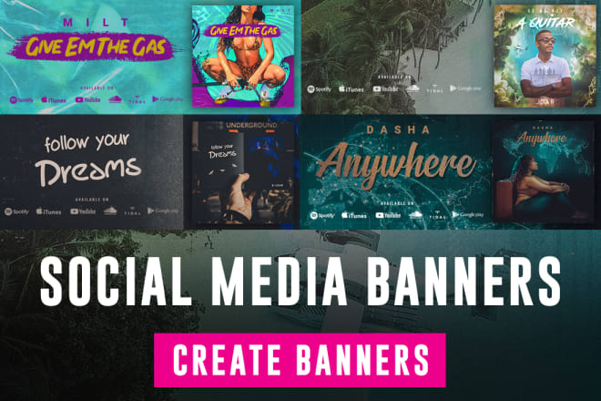 I will create social media banners for your song