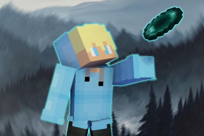 I will create some professional minecraft thumbnails or profile pictures for you