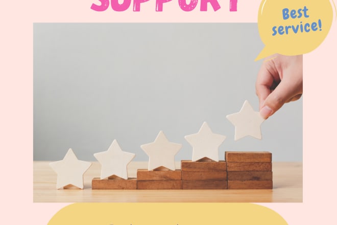 I will create the best customer support, social media moderator for your store