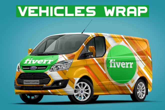 I will create vehicle wrap, car wrap, truck wrap, and van wrap