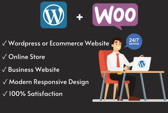 I will create wordpress ecommerce website and woocommerce store