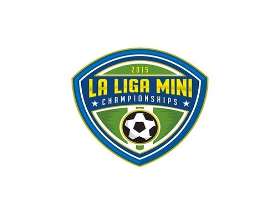I will design a badge style sports logo for a recreational soccer league