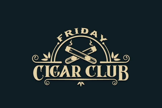 I will design a brilliant cigar product logo
