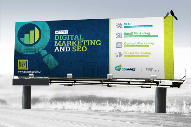 I will design a digital billboard banner