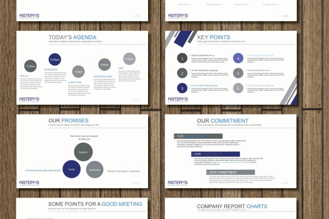 I will design a professional powerpoint templates